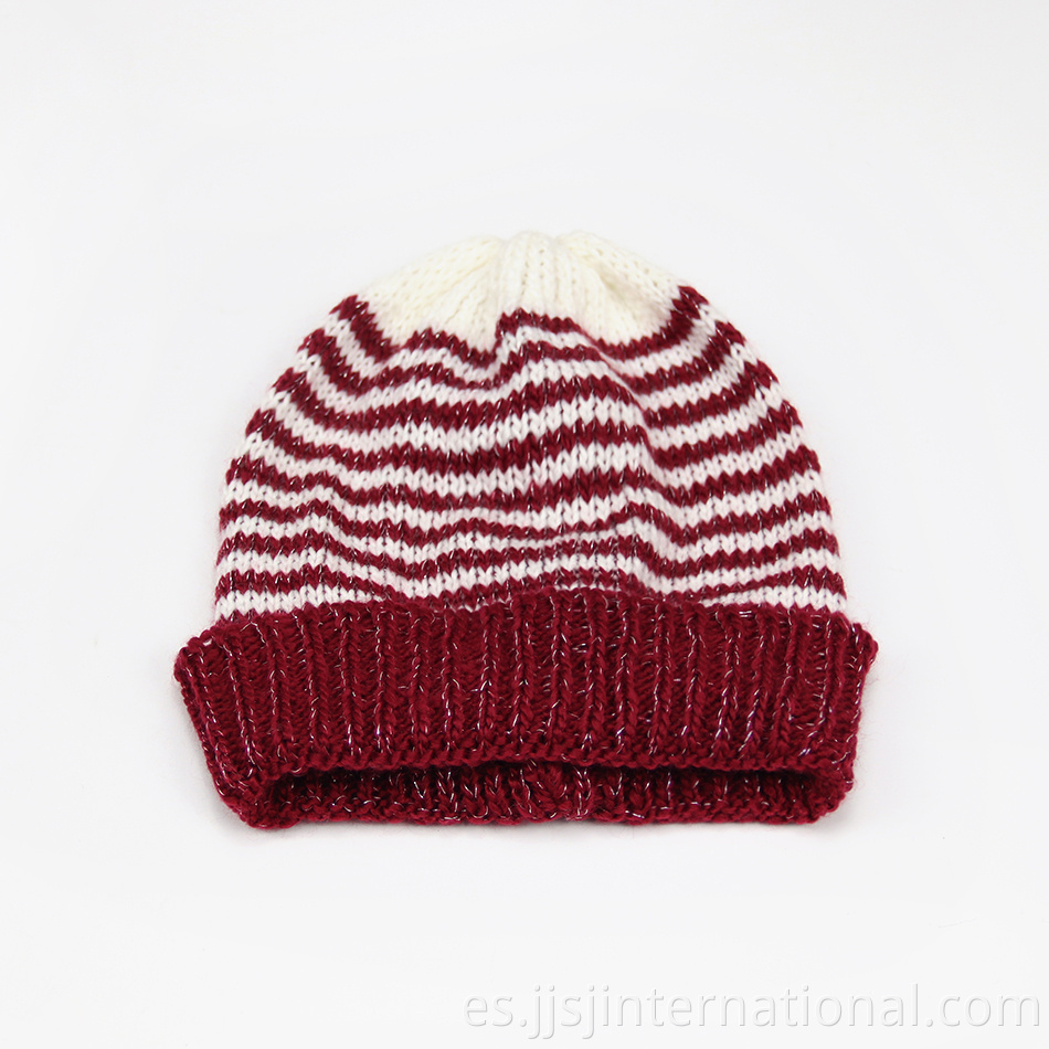 children's striped knitted hat